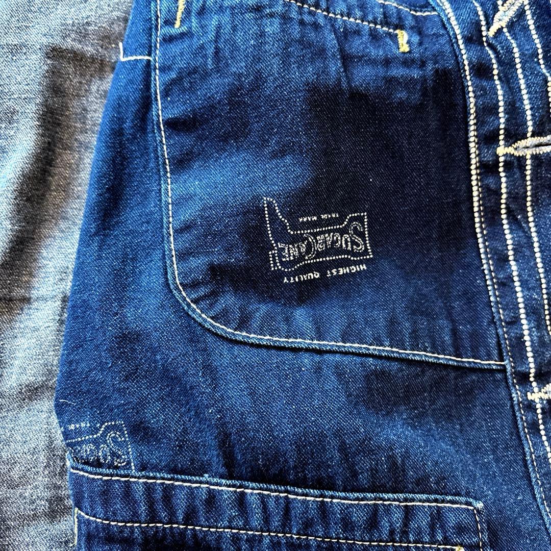 トップス SUGAR CANE / wabash vest denim