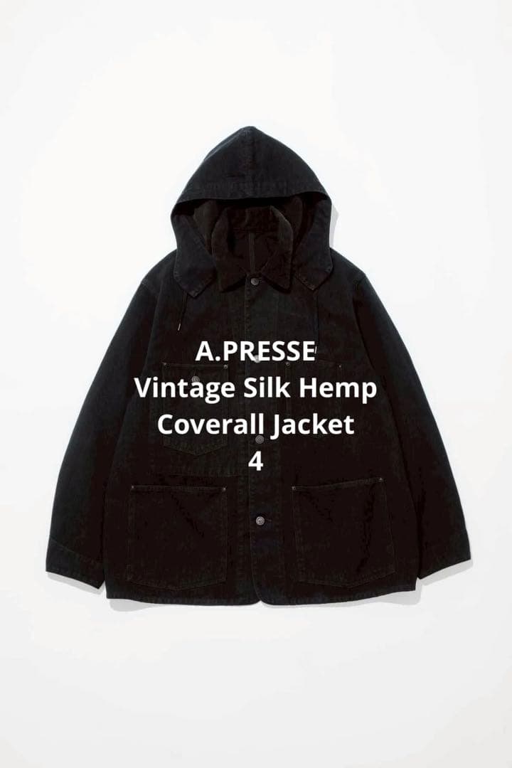 A.PRESSE Coverall Jacket カバーオール　4