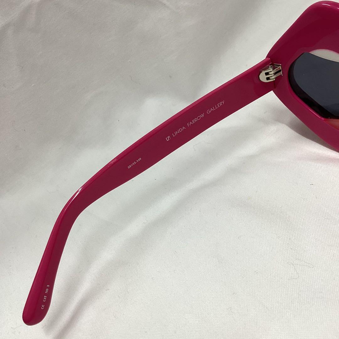 LINDA FARROW × Yazbukey リップモチーフサングラス