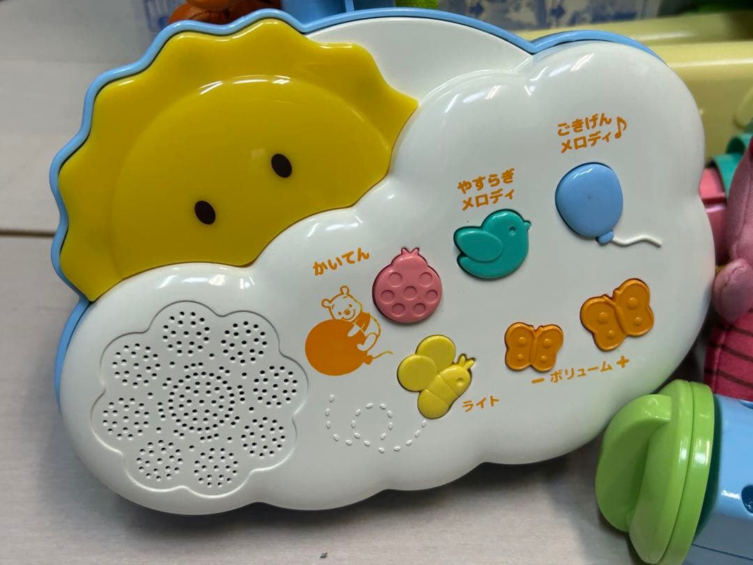 【即日発送】くまのプーさん えらべる回転 6WAYジムにへんしんメリー