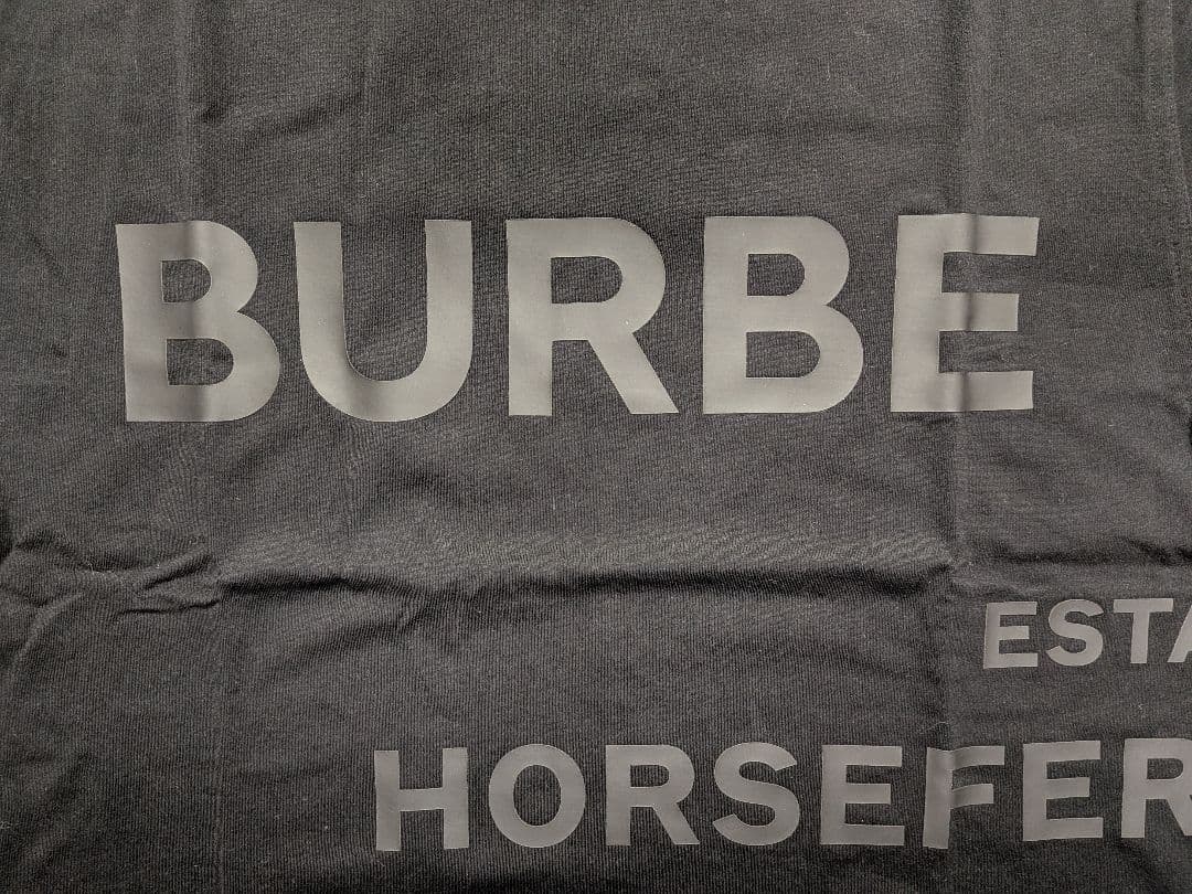BURBERRY（バーバリー）プリントTシャツ ブラック XXS