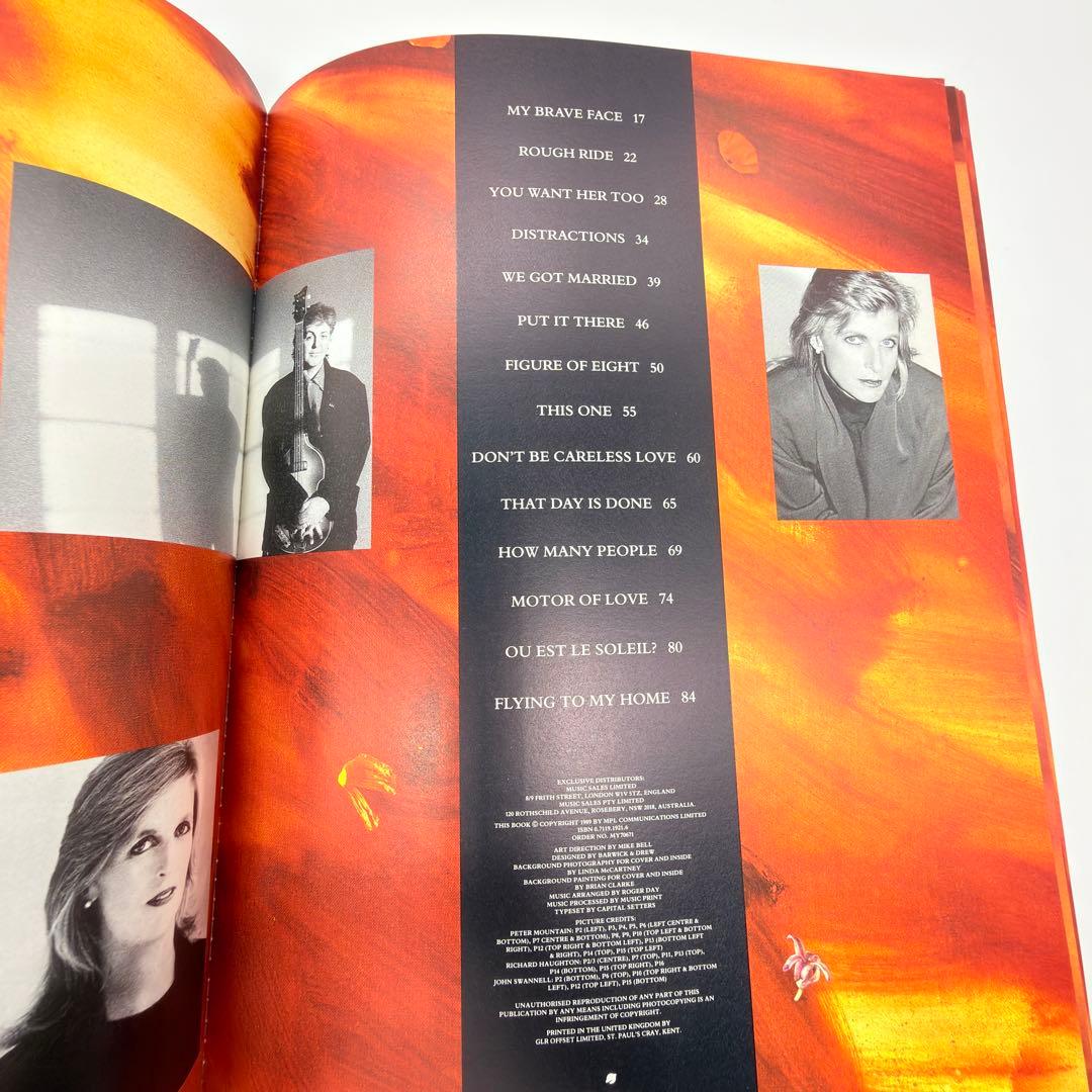 Paul McCartney Flowers in the Dirt楽譜 UK版