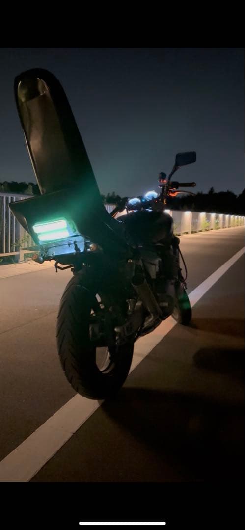 XJR400 XJR1200 4HM RGB流星 テールランプ LED レインボ