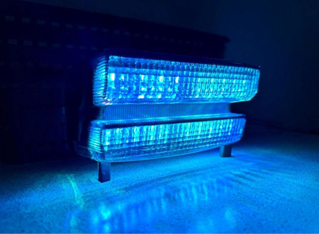 XJR400 XJR1200 4HM RGB流星 テールランプ LED レインボ
