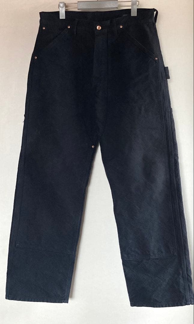 COMOLI コットンダック ペインターパンツ 黒 25SS