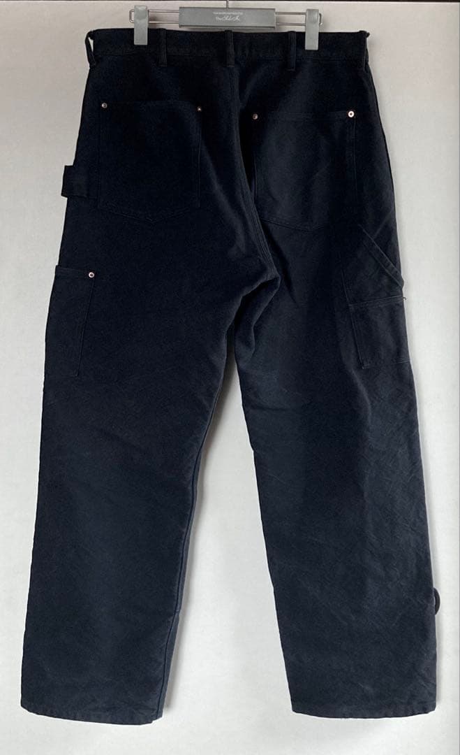 COMOLI コットンダック ペインターパンツ 黒 25SS