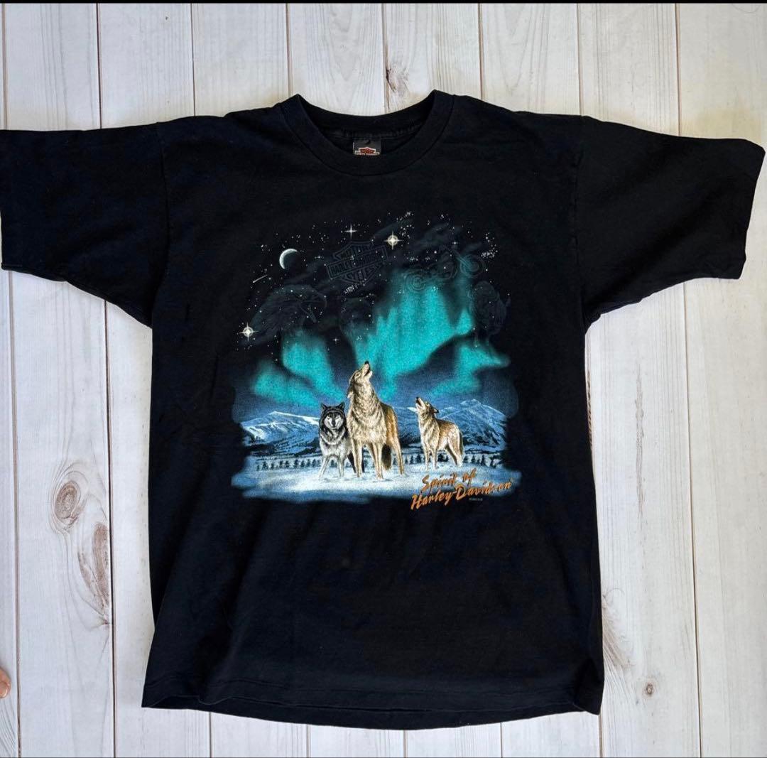 ④【ほぼデッドストック！】Harley-Davidson 90s Tシャツ