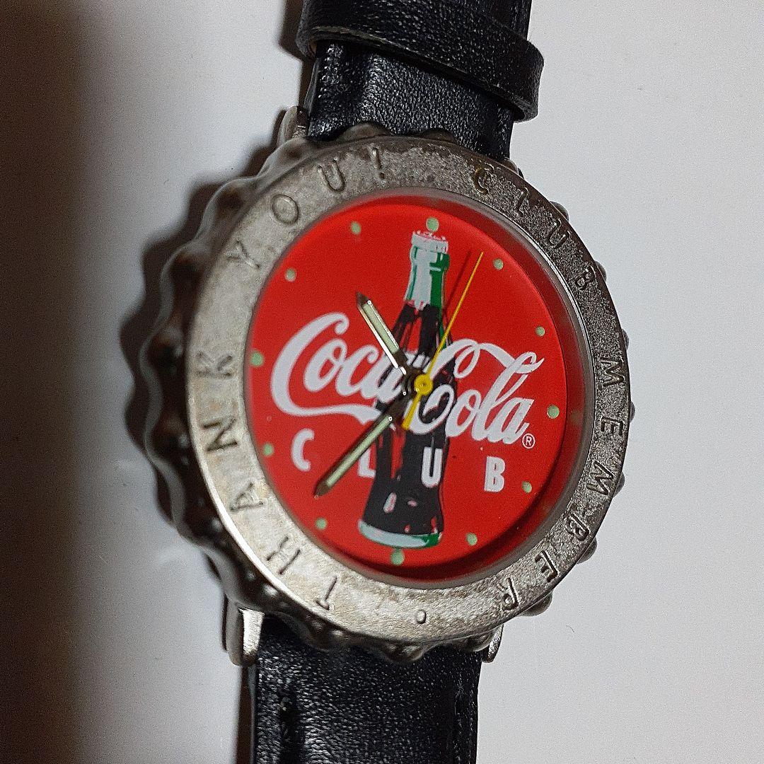 珍品　コカ・コーラクラブ腕時計　アンティーク稼働いたします
