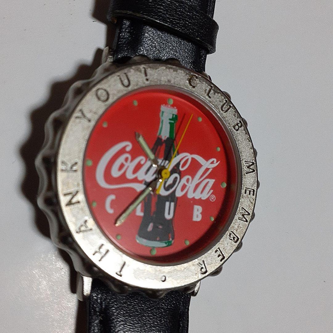 珍品　コカ・コーラクラブ腕時計　アンティーク稼働いたします
