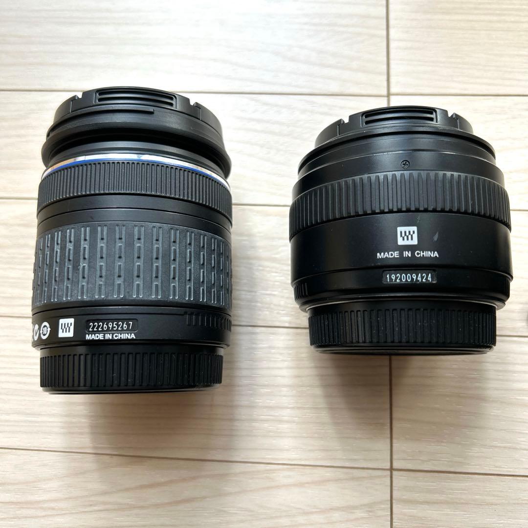 美品 OLYMPUS E-300 ダブルレンズセット カード付 一眼レフカメラ