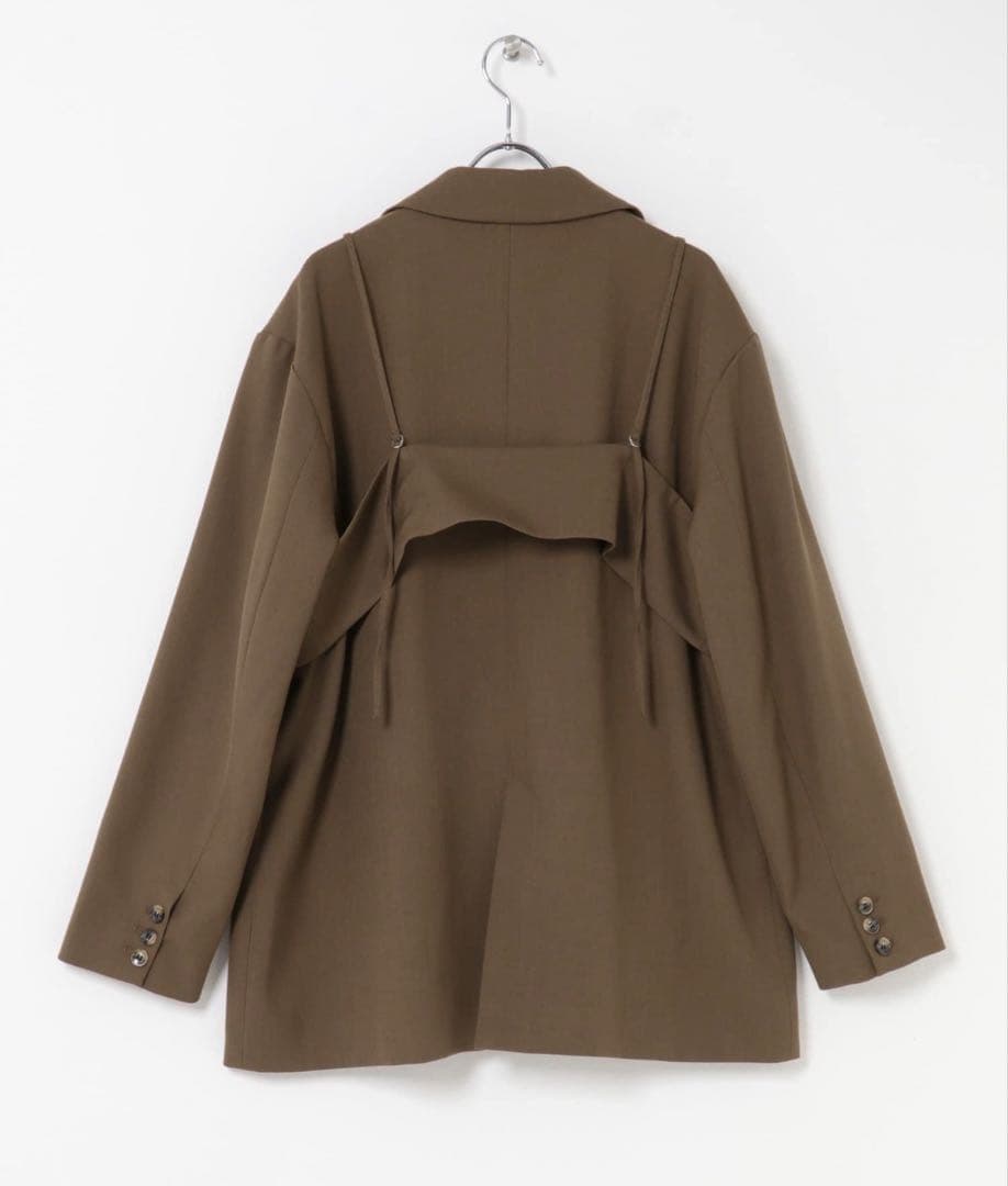 KBF ビスチェSETテーラードジャケット brown