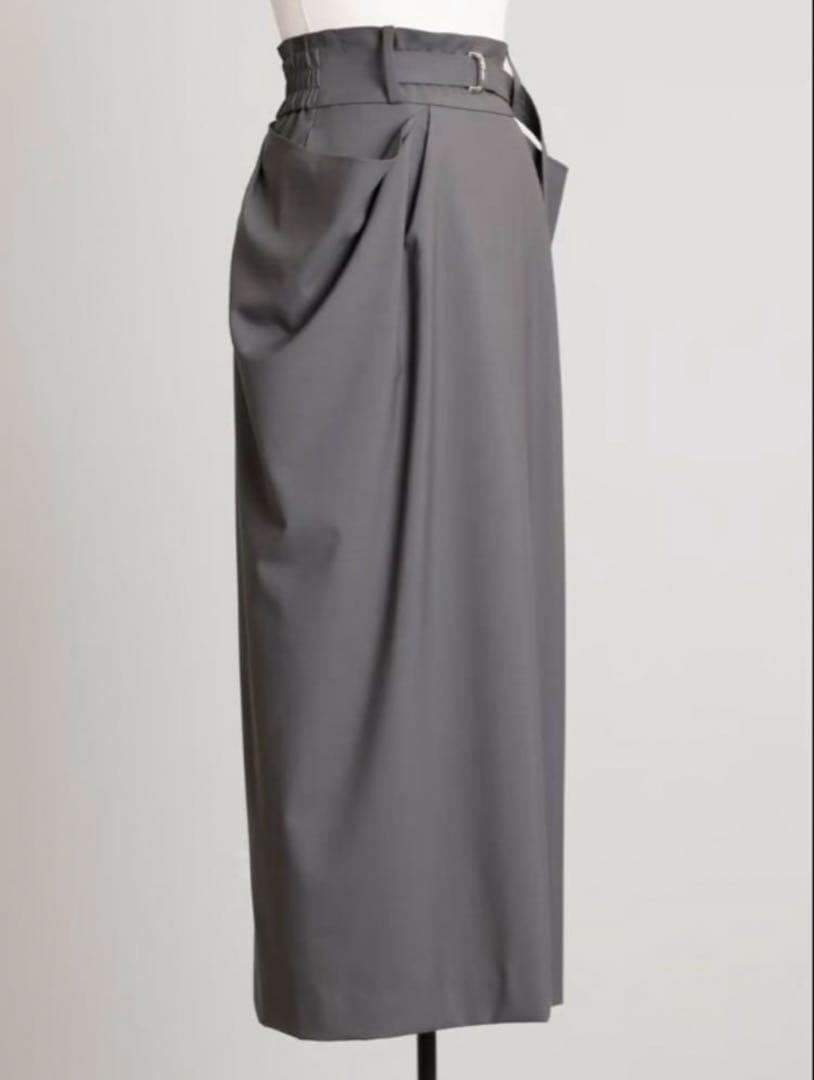 FREY フレイDOUBLE POCKET SKIRT/Iron gr