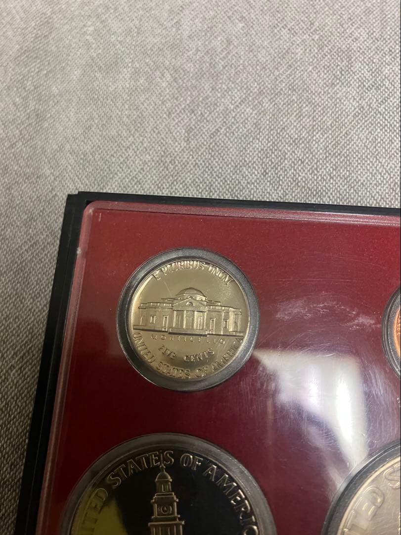 1975年 アメリカ建国200年記念硬貨入り。アメリカ・プルーフ貨幣セット