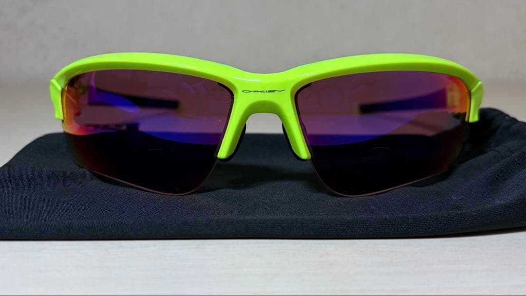 Oakley（オークリー） スポーツサングラス 蛍光グリーン