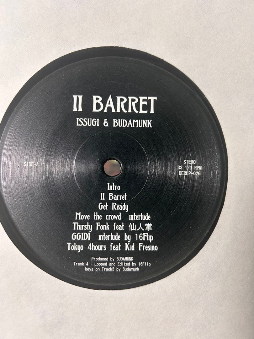 な*ー様 issugi budamunk II barret LP レコード