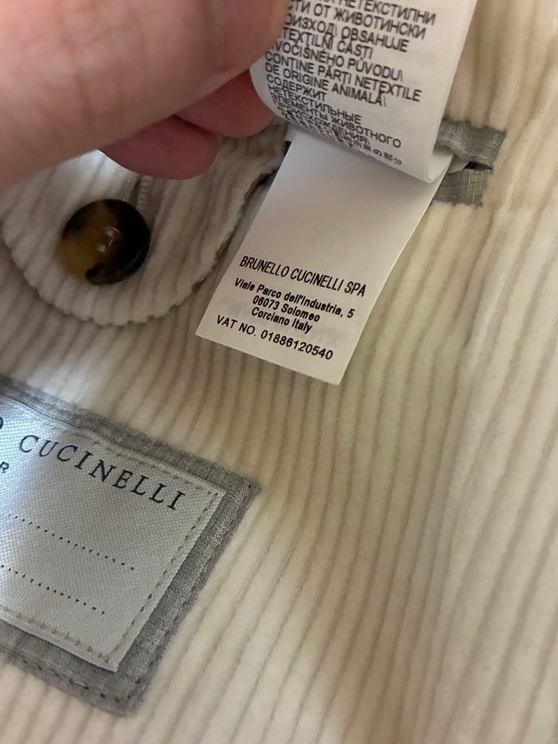 Brunello Cucinelli コーデュロイジャケット