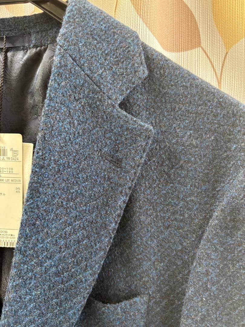 JOSEPH ABBOUD ネイビー テーラードジャケット LL