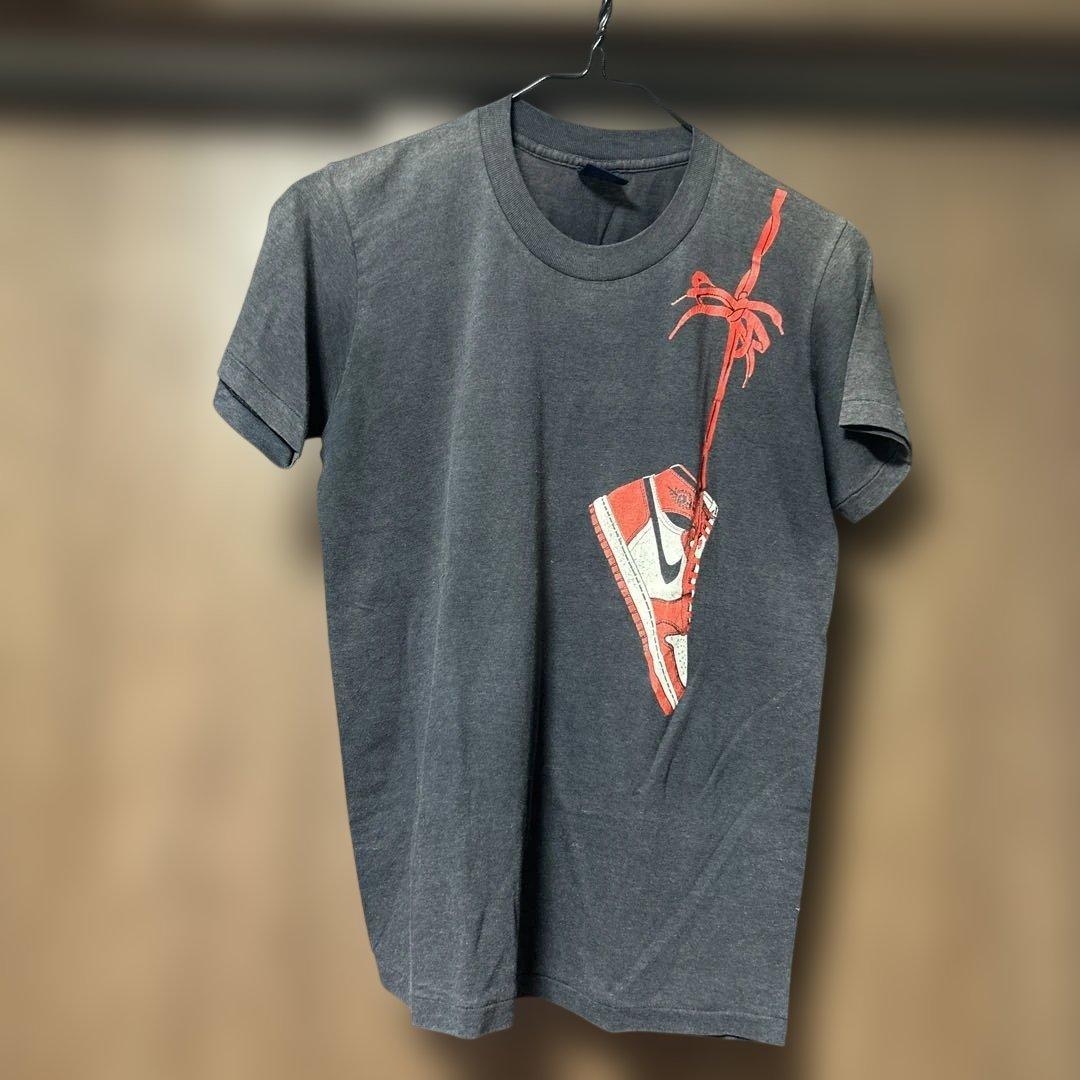 80s ナイキ エア ジョーダン 肩掛け Tシャツ(オリジナル)