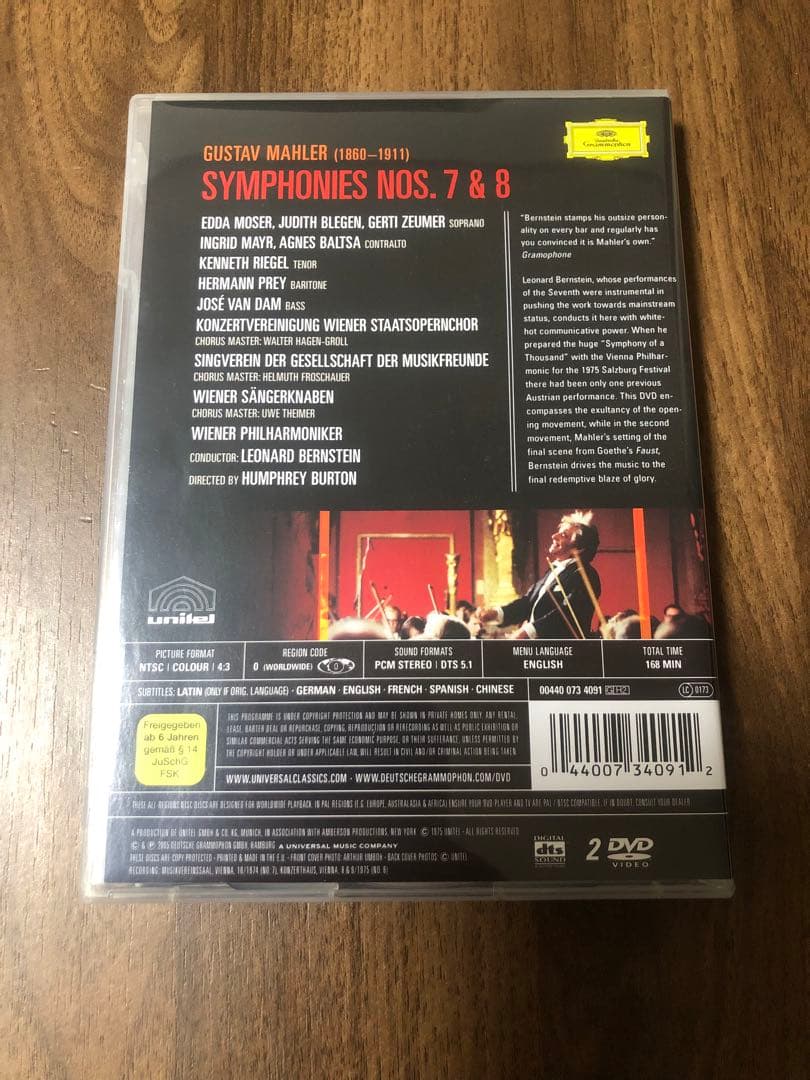 Mahler: The Symphonies DVD9枚組