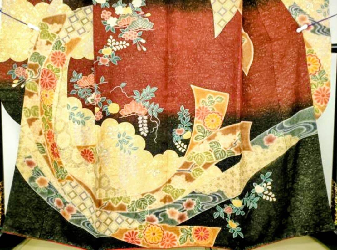 至極の逸品＆振袖＆極美品【正絹 和装小物 着物 振袖 留袖 和 訪問着 黒留袖】