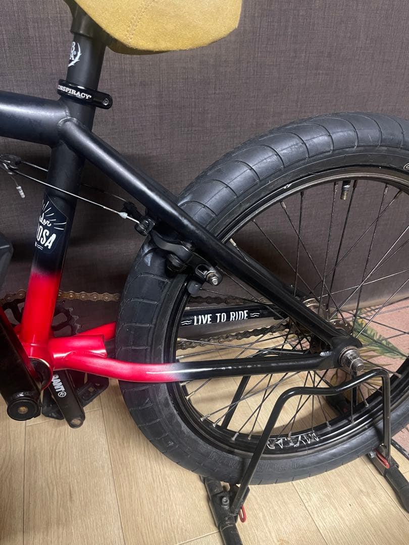 南*水様 SUBROSA BMX 自転車本体 クロームメッキハンドルバー