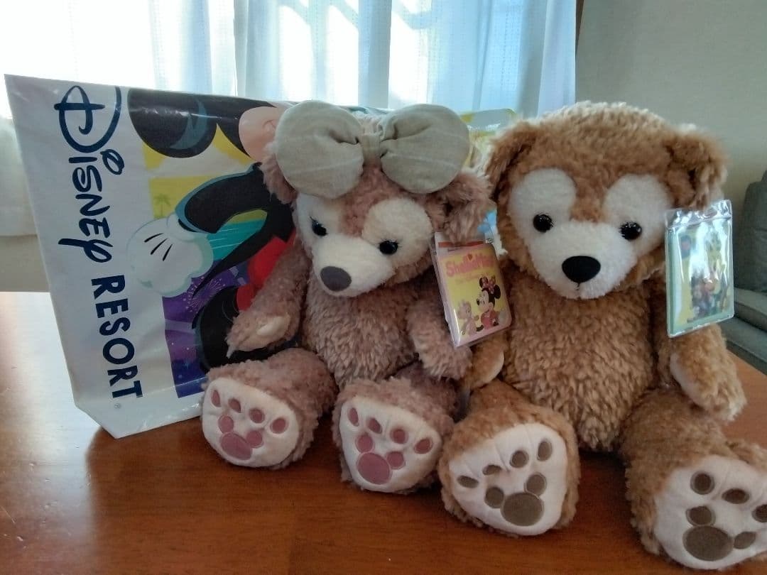 新品 ディズニーダッフィー シェリーメイぬいぐるみセットDisney Duffy
