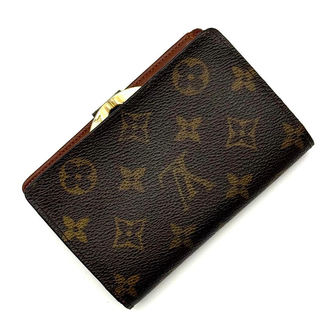 極上美品✨ルイヴィトン モノグラム ヴィエノワ がま口 財布 N31