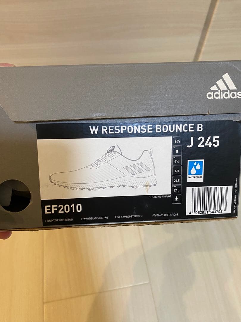 まめつぶ！adidas ゴルフシューズ 24.5cm 新品未使用
