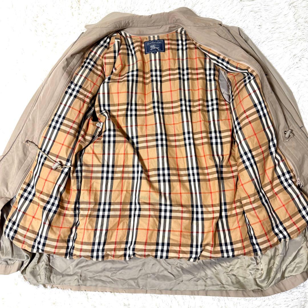 Burberry ダウンライナー コート ジャケット ノバチェック ドローコード