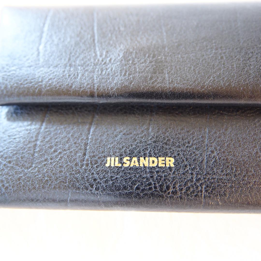 JIL SANDER ジルサンダー ケース カードケース ブラック レザー