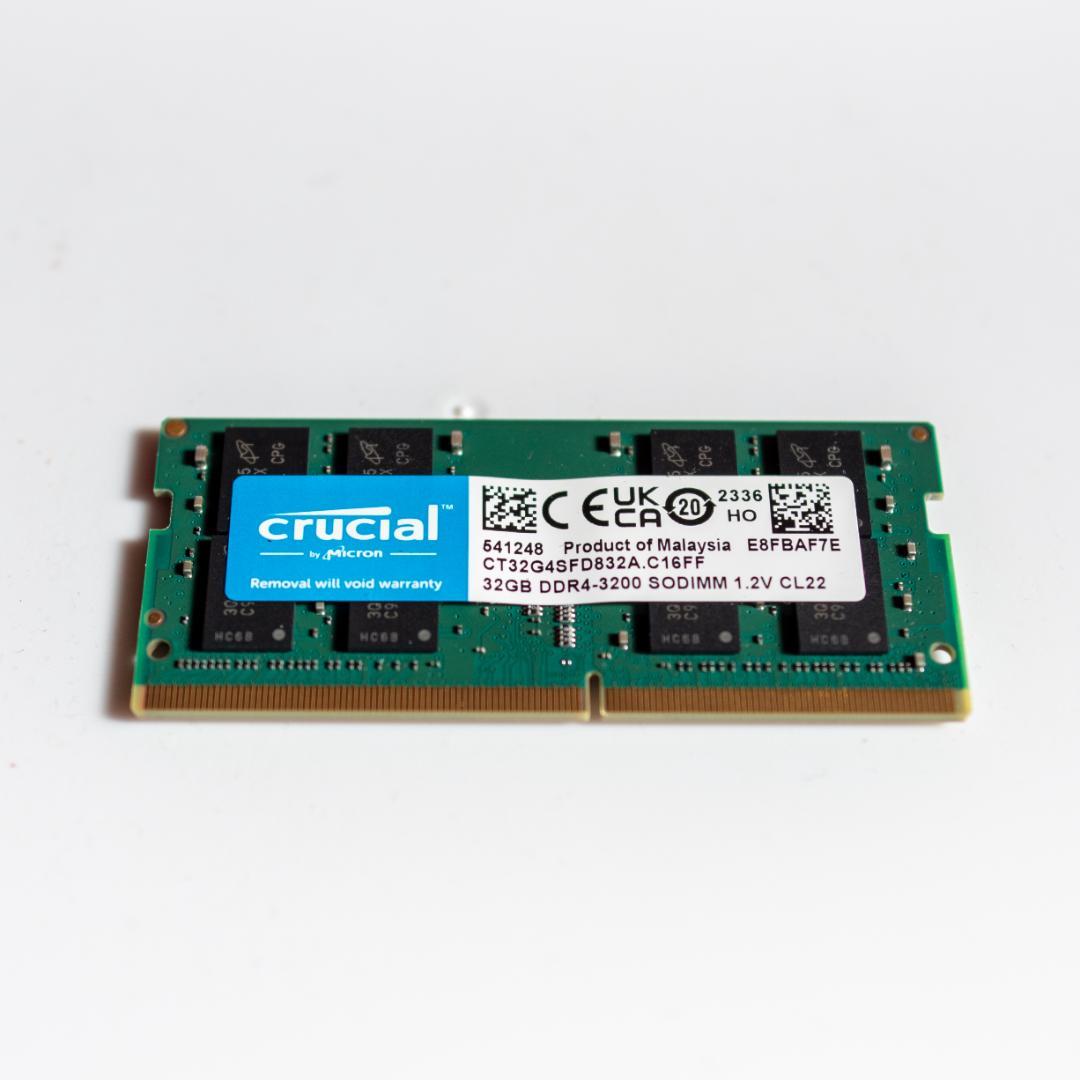 メモリー Crucial DDR4-3200 SODIMM 32GB