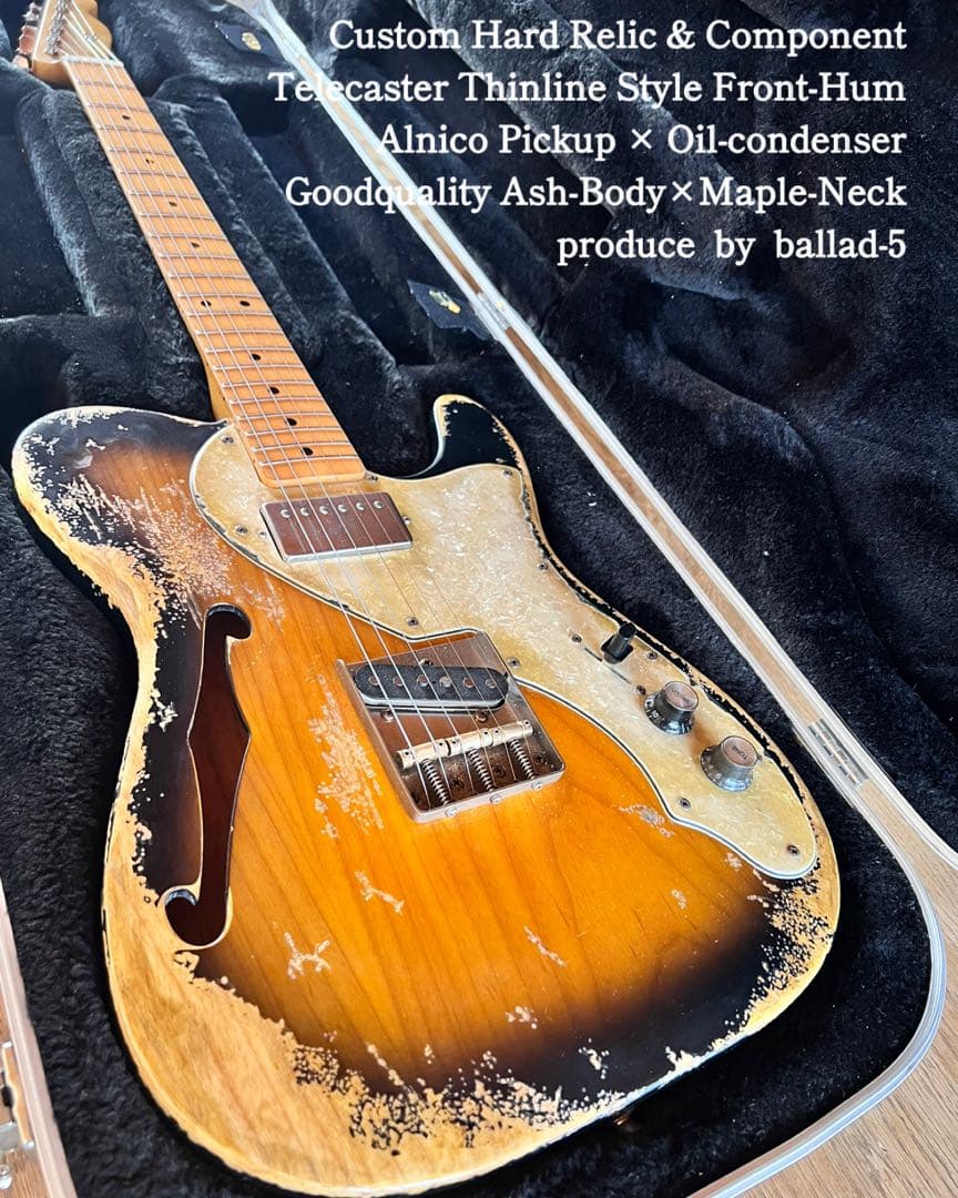ハードレリックTelecasterThinline Style AshBody