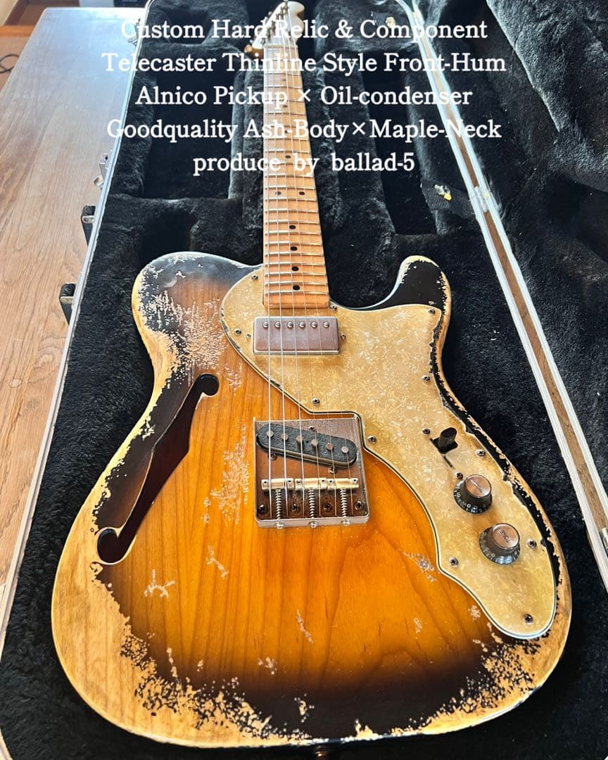 ハードレリックTelecasterThinline Style AshBody