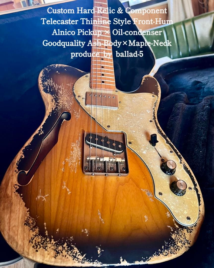 ハードレリックTelecasterThinline Style AshBody
