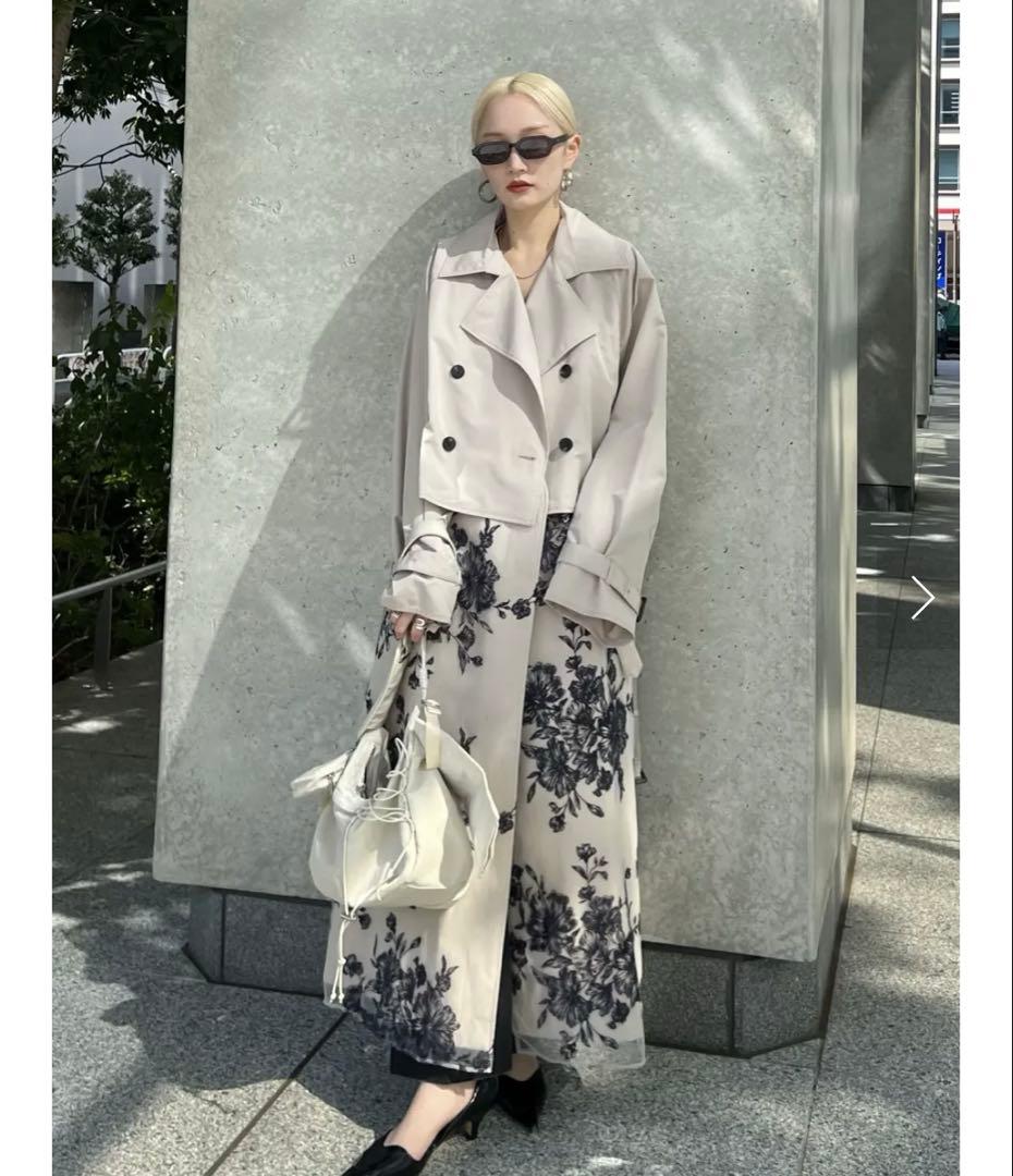 【AMERI】3WAY DOCKING TRENCH COAT