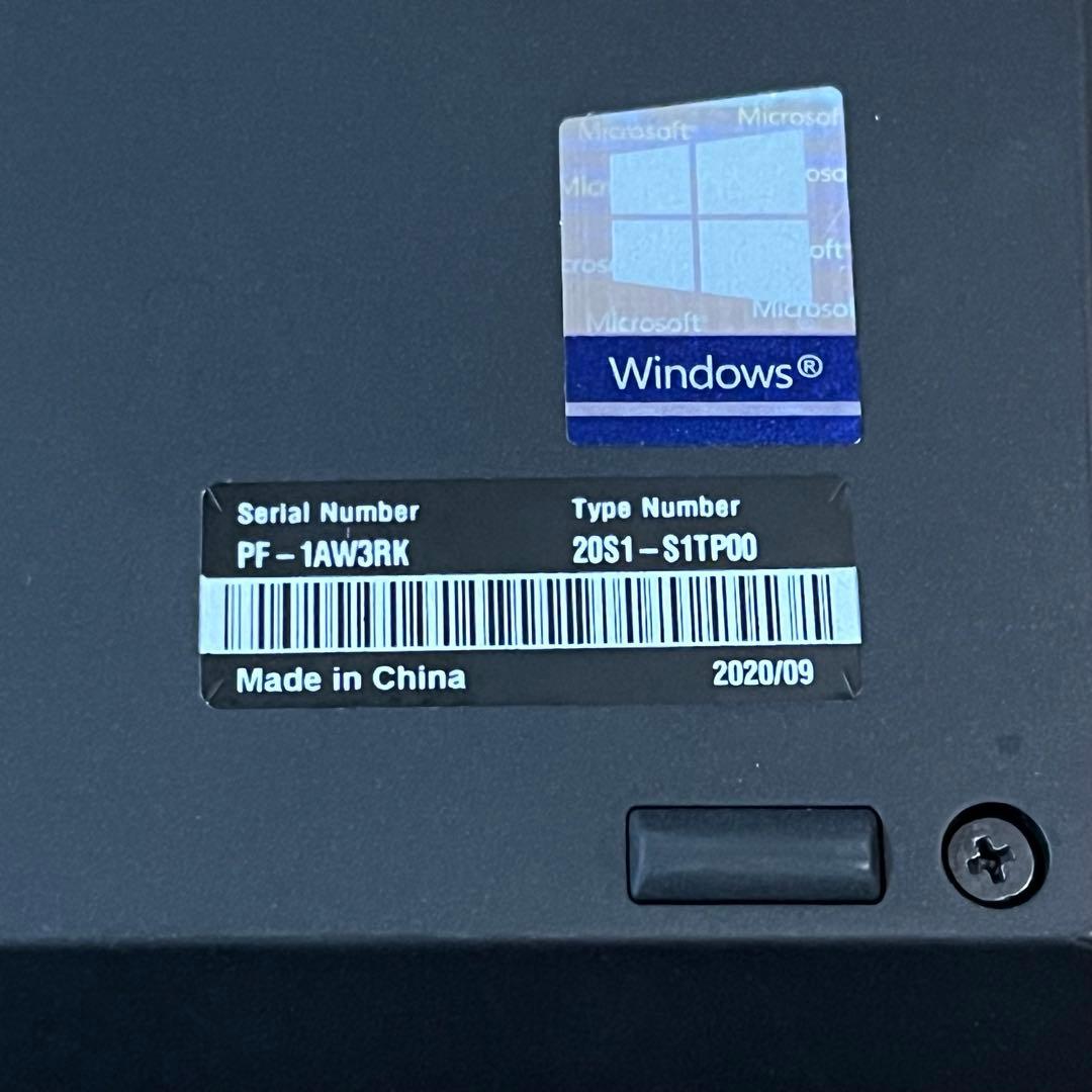 【ジャンク】Thinkpad T14 gen1 オンボードメモリ不良