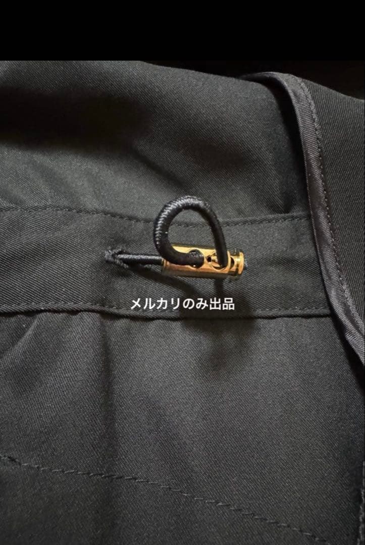 23区 美品 撥水加工ライトツイルノーカラーコート完売色ネイビー