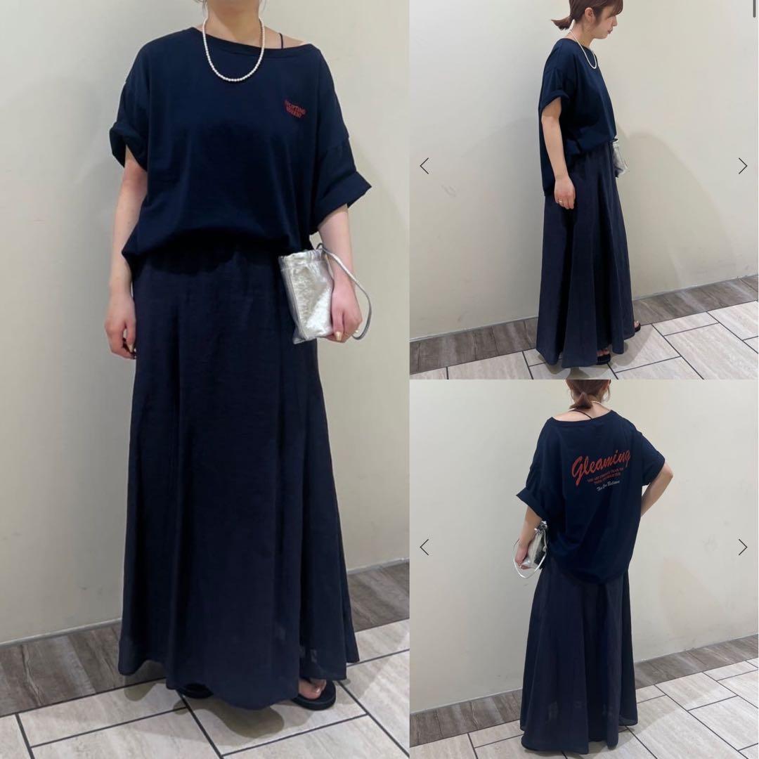 FRAMeWORK 25SS haru×FRAMeWORK コラボロゴTEE