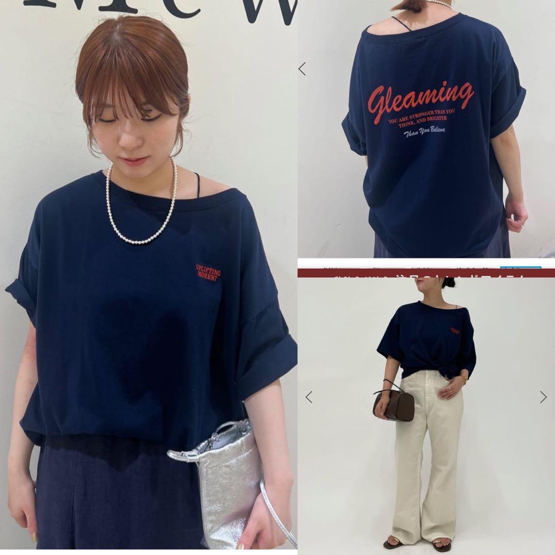 FRAMeWORK 25SS haru×FRAMeWORK コラボロゴTEE