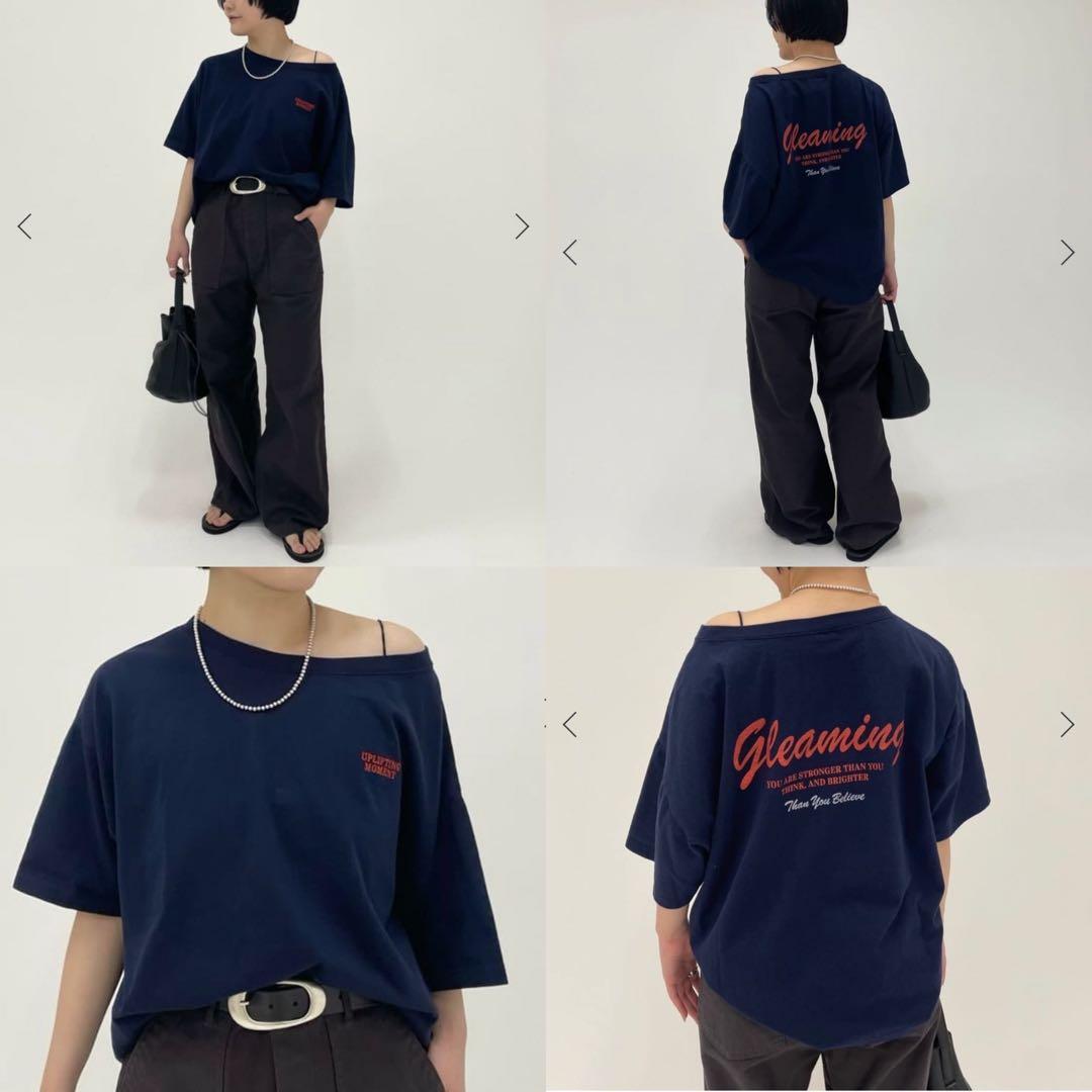 FRAMeWORK 25SS haru×FRAMeWORK コラボロゴTEE