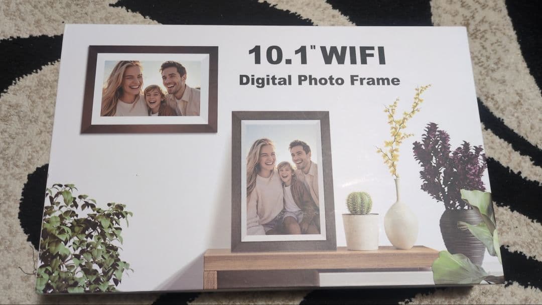 デジタルフォトフレーム Wi-Fi 遠隔送信 10.1インチ 64GB