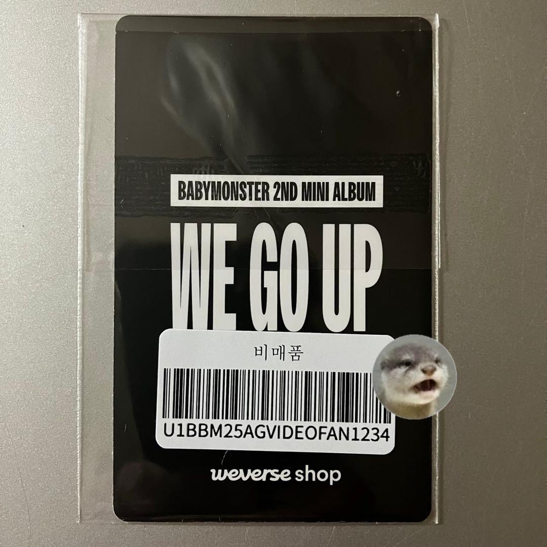 BABYMONSTER WE GO UP Weverse ヨントン　アヒョン