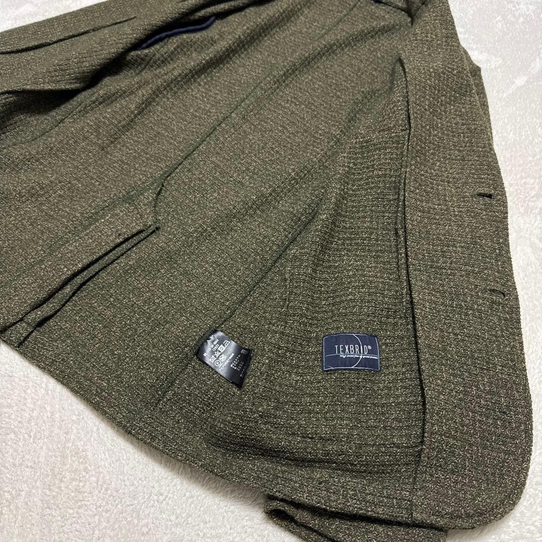 極美品 シップス TEXBRID ハニカム メッシュ ローゲージ ジャケット L