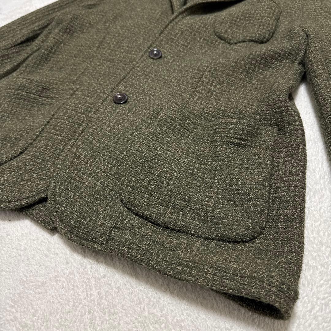 極美品 シップス TEXBRID ハニカム メッシュ ローゲージ ジャケット L