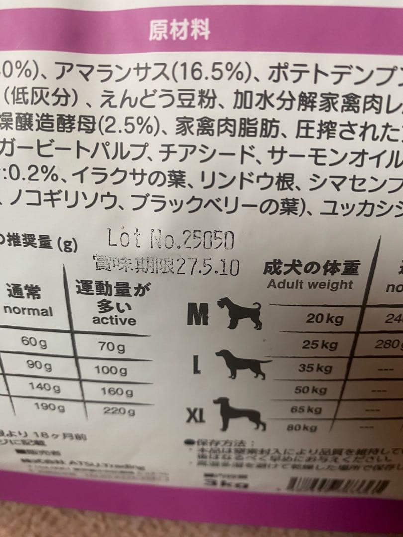 ドライドッグフード6kg 高級ラム3キロ　ハイパーニュートリシャス3キロ