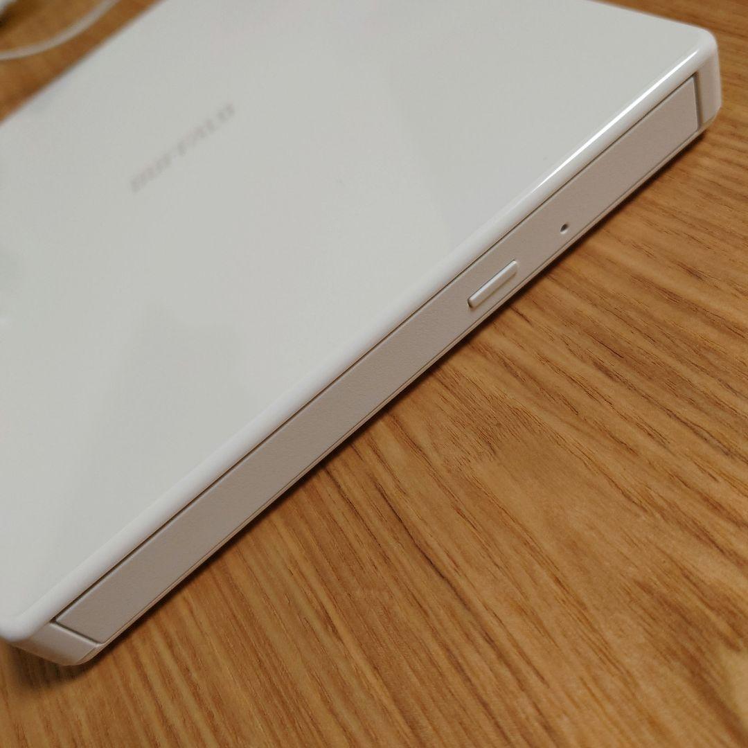BUFFALO スマートフォン用CDレコーダー ラクレコ RR-C1-WH