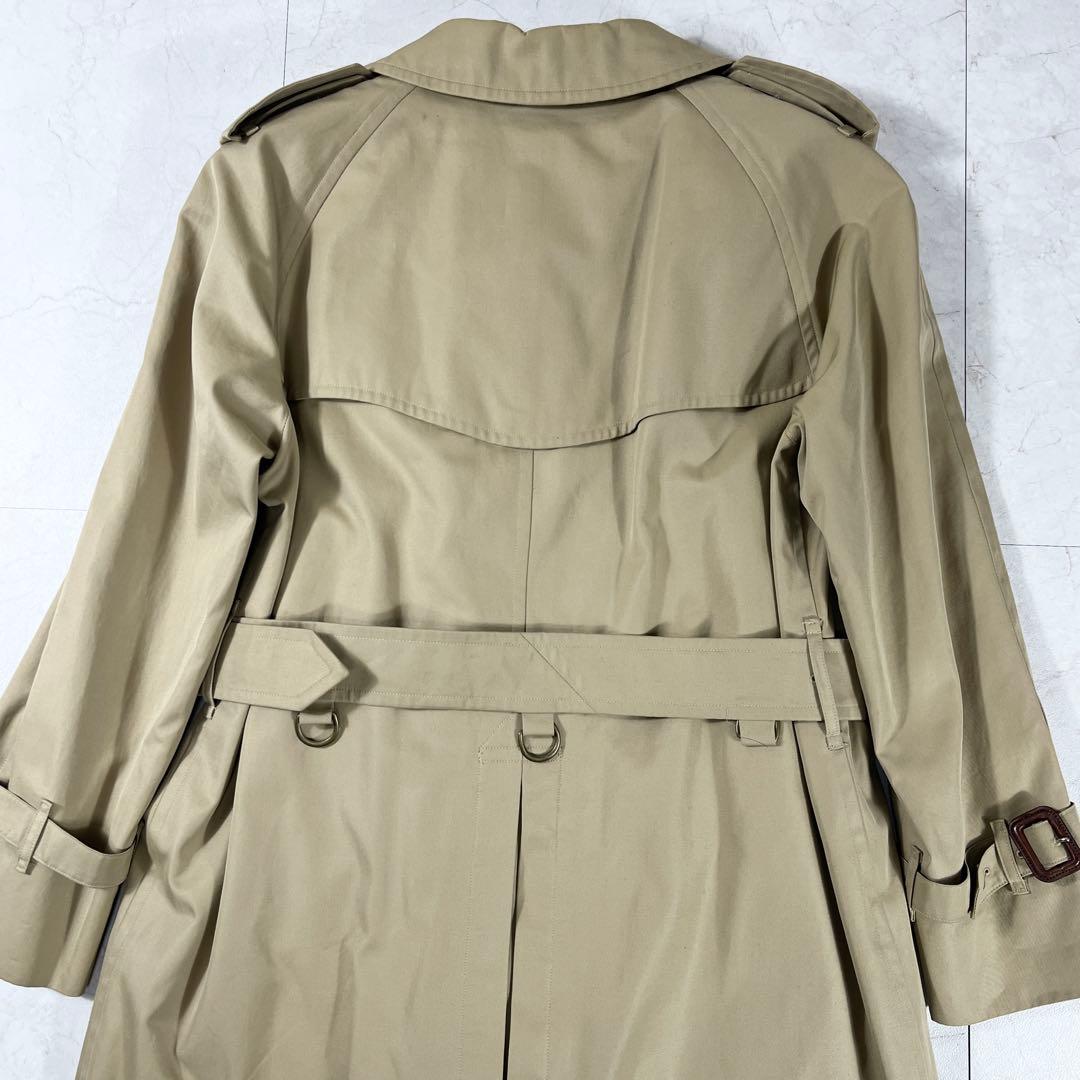 ✨美品 バーバリーズ ダブルトレンチコート ロング 付属品完備 レザー