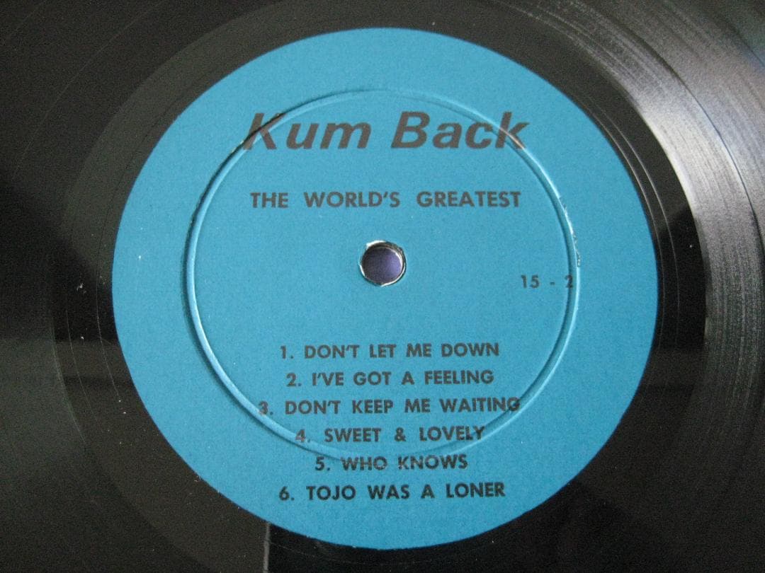 BEATLES KUM BACK レア初期ブルーレーベル