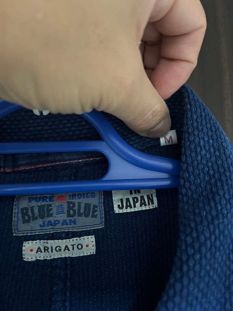 BLUE BLUE JAPAN ネイビー カバーオール M