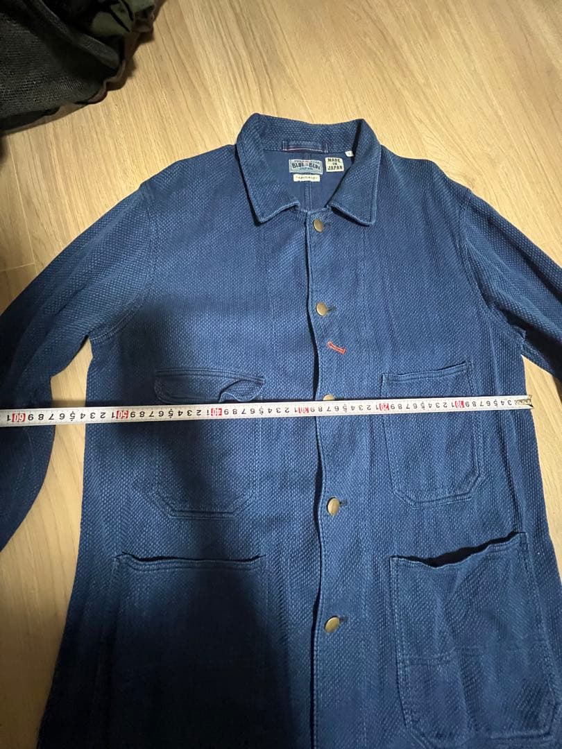 BLUE BLUE JAPAN ネイビー カバーオール M